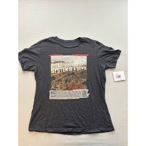 System of a Down Toxicity Album Graphic T-Shirt Mens XL Black Band Tee SOAD